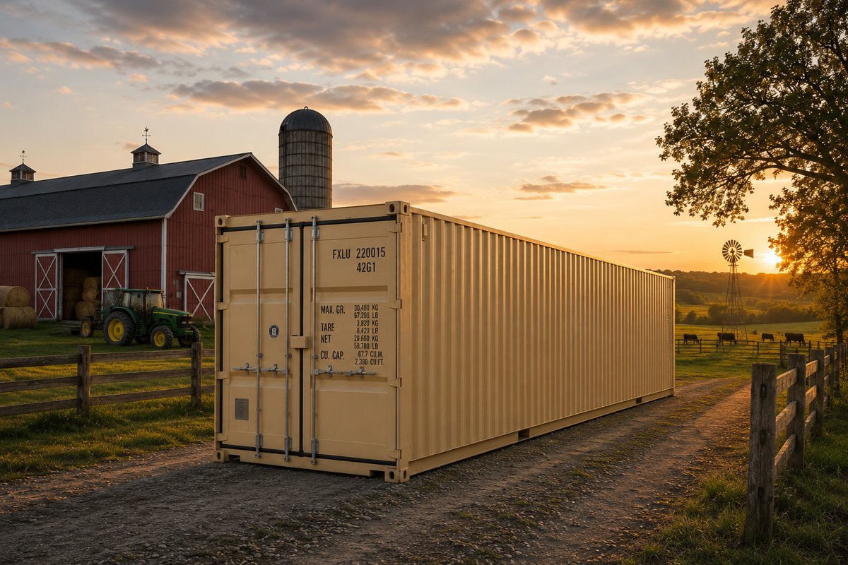 40ft standard shipping container