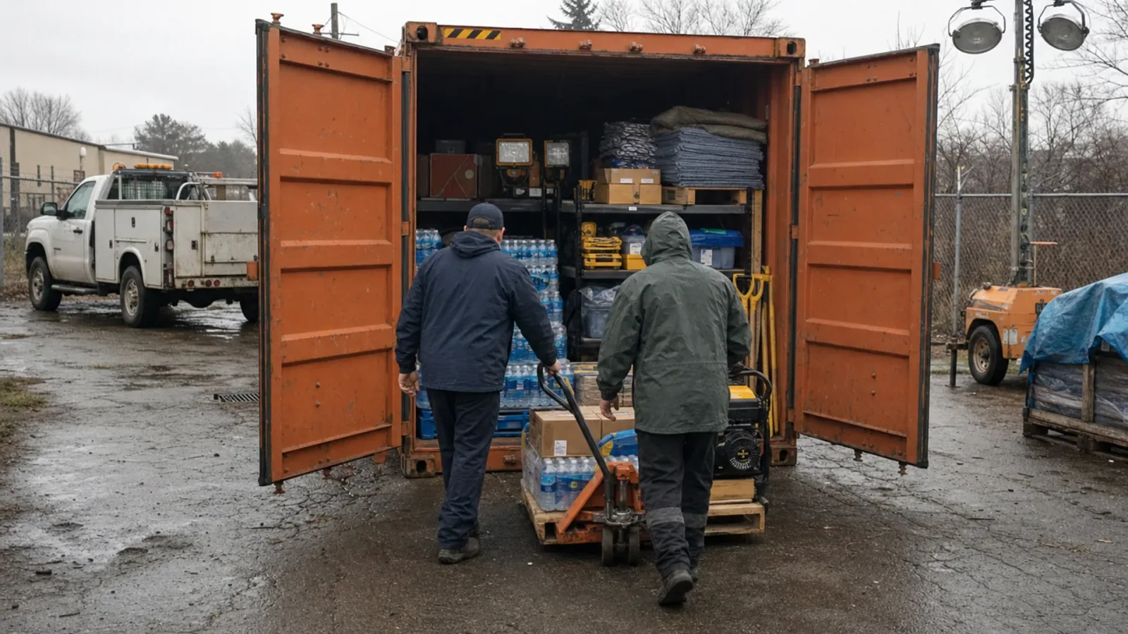 Disaster Relief & Emergency Response shipping container storage