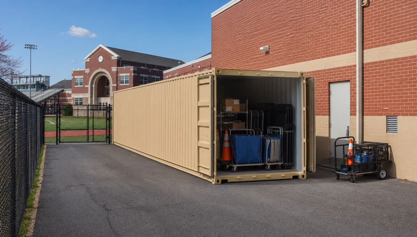 Government, Schools & Institutions shipping container storage