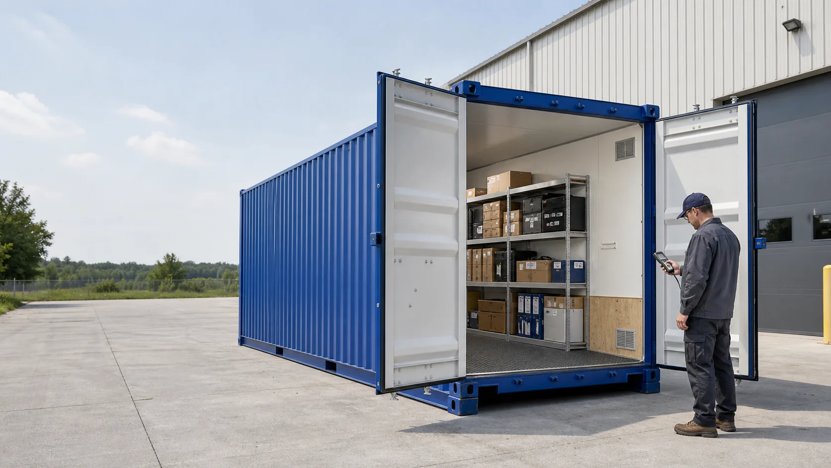 Insulated Containers shipping container storage